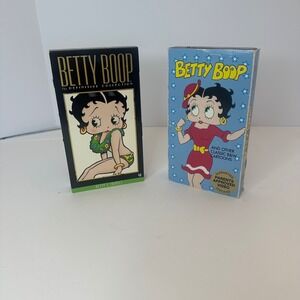 Betty Boop VHS Bundle The Definitive Collection Vol 7 & Classic B&W Cartoons